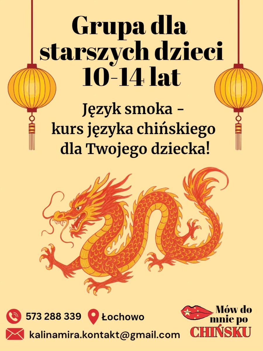 Grupa dla starszych dzieci 10–14 lat – plakat