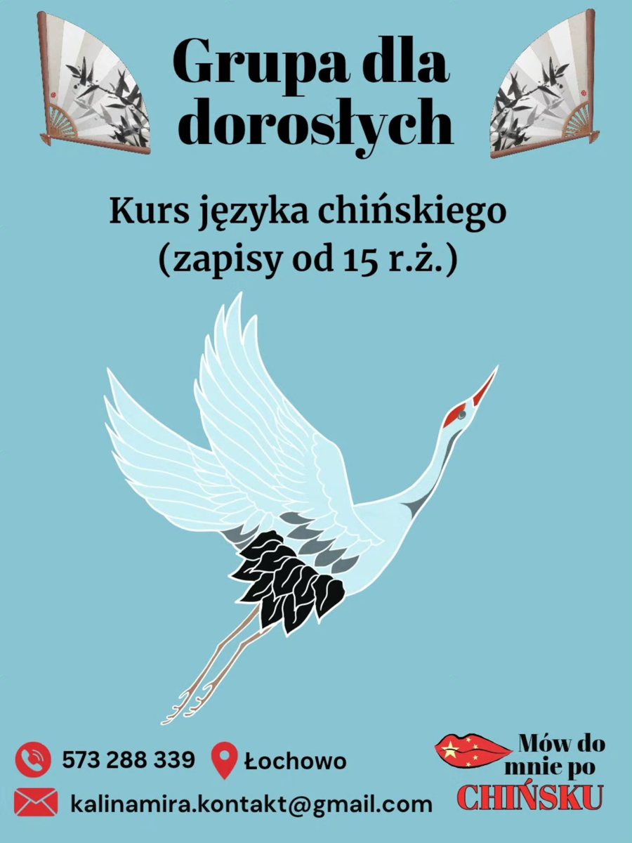 Grupa dla dorosłych od 15 lat – plakat